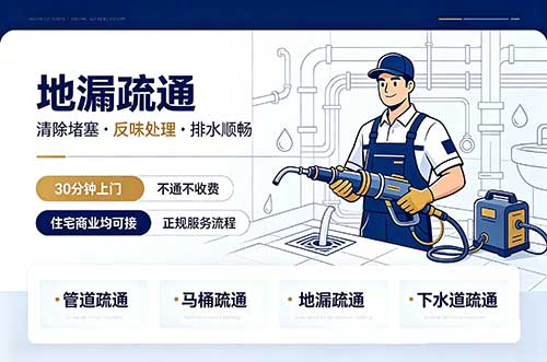 陇南地漏疏通